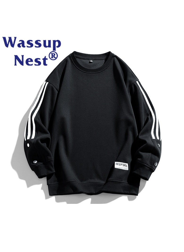 New WASSUP NEST Loose Casual Round Neck Hoodie