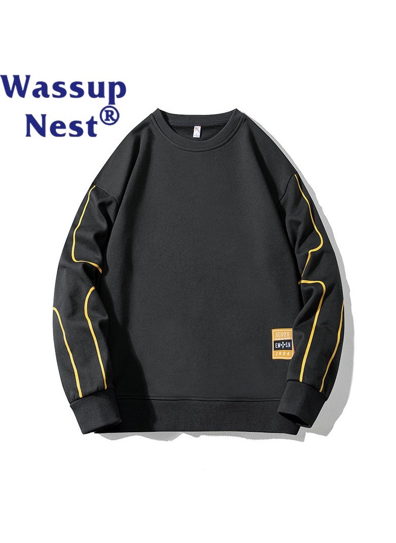 New WASSUP NEST Loose Casual Round Neck Hoodie