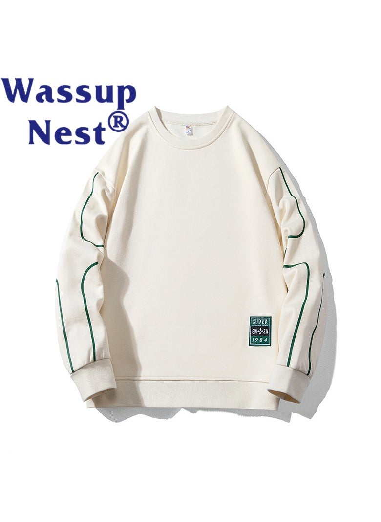 New WASSUP NEST Loose Casual Round Neck Hoodie