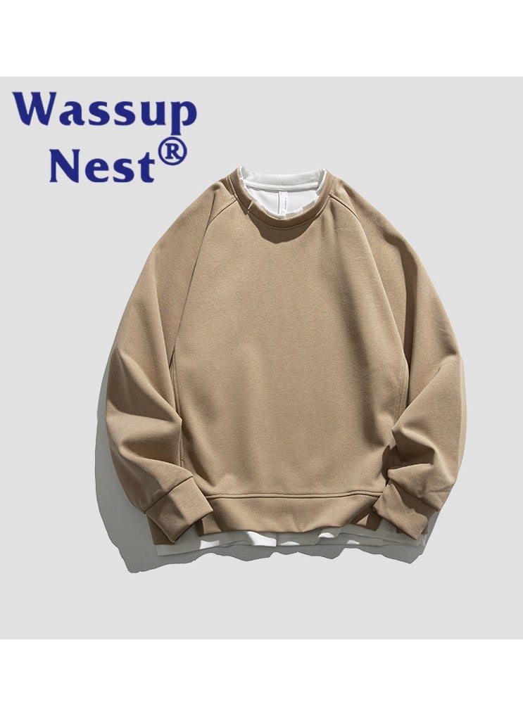 New WASSUP NEST Loose Casual Round Neck Hoodie