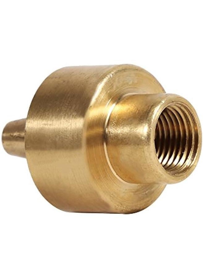 Fountain Nozzle, 1/4 1/2 3/4 Brass Column Garden Pond Fountain Water Nozzle Sprinkler Spray Head Gold (1/4)