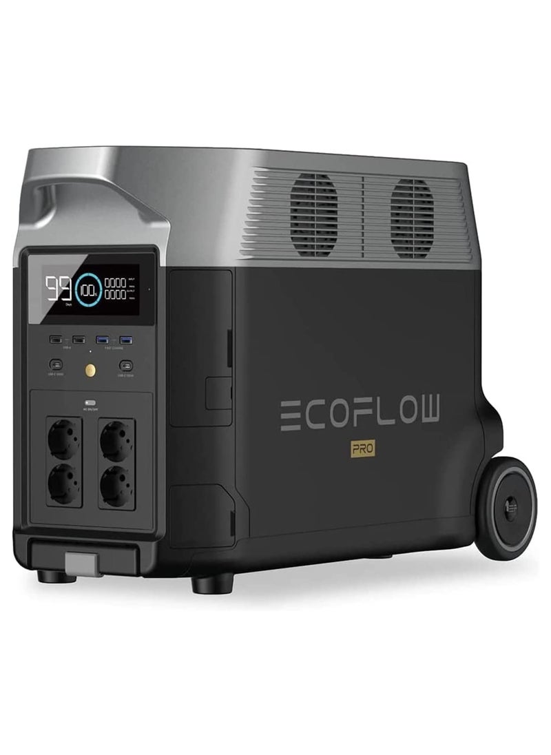 Ecoflow Delta Pro Portable Power Generator 3.6kWh - 25kWh, Large AC Output 3600W Solar Backup Power Generator for Homes, Travelling