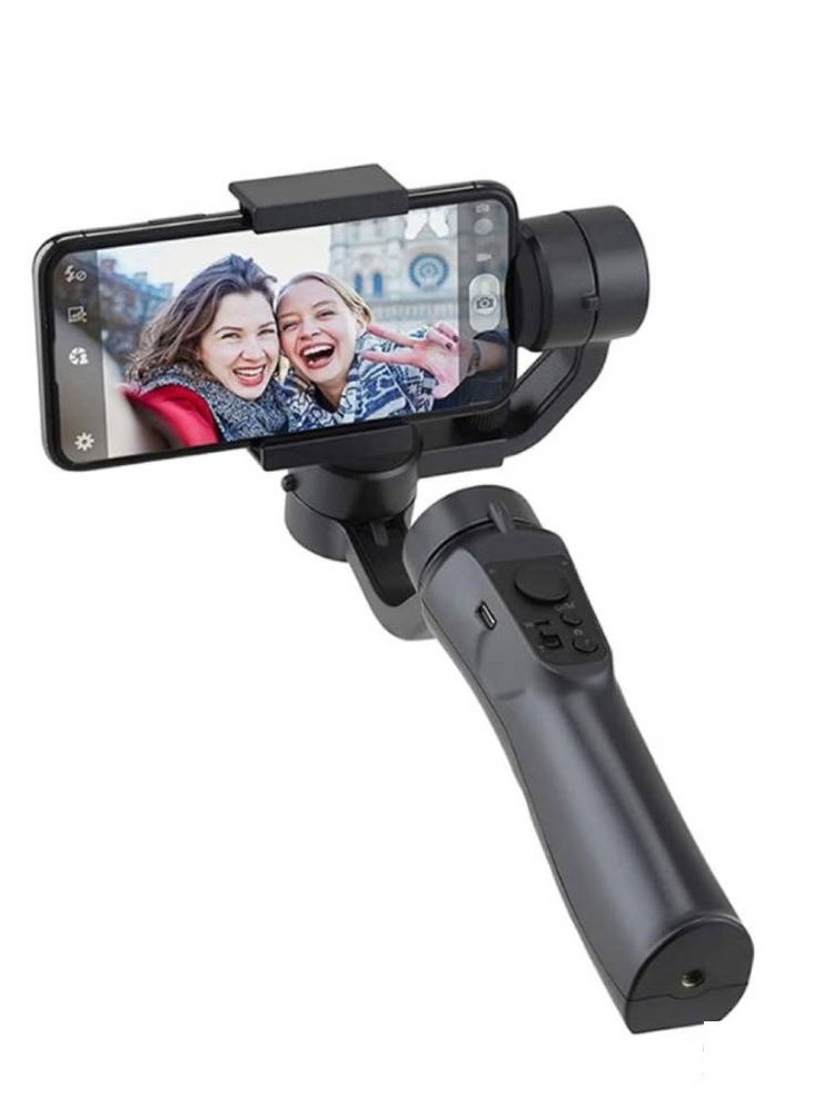 F6 3-Axis Handheld Gimbal Stabilizer with Tripod – Pro-Grade Stabilization for Smartphone Video