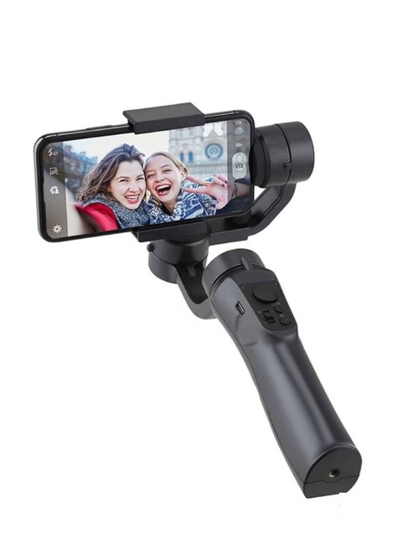 F6 3-Axis Handheld Gimbal Stabilizer with Tripod – Pro-Grade Stabilization for Smartphone Video