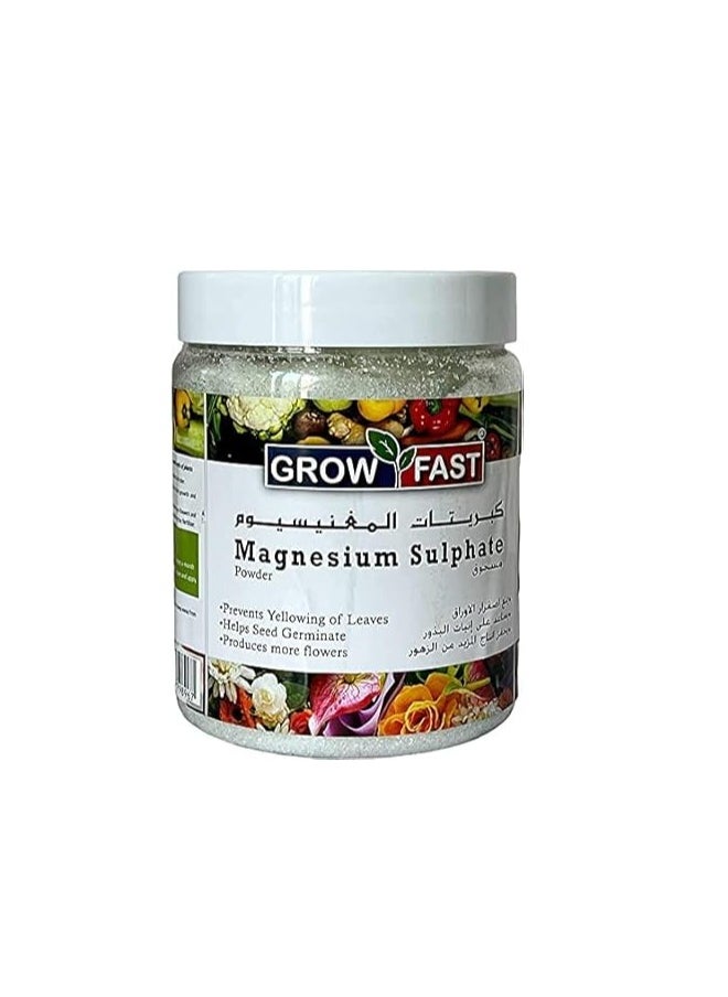 Grow Fast Epsom Salt (Magnesium Sulphate) 1Kg for Plants Growth & Plants Nutrient