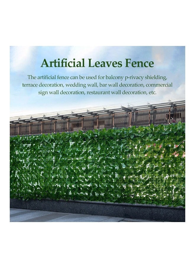 Artificial Privacy Garden Fence Wall Plants Hedge Screening Roll Faux Ivy Leaf Vine Decoration