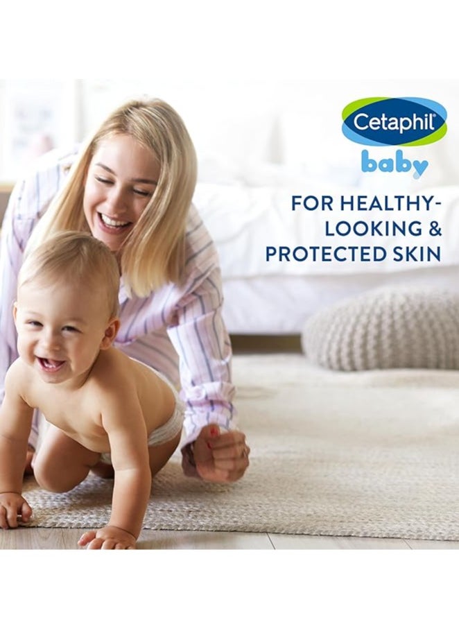 Cetaphil Baby Wash & Shampoo Plus Body Lotion, Healthy Skin Essentials, Head to Toe Hydration for up to 24 Hours, for Delicate, Sensitive Skin, 2 Count (Pack of 1)