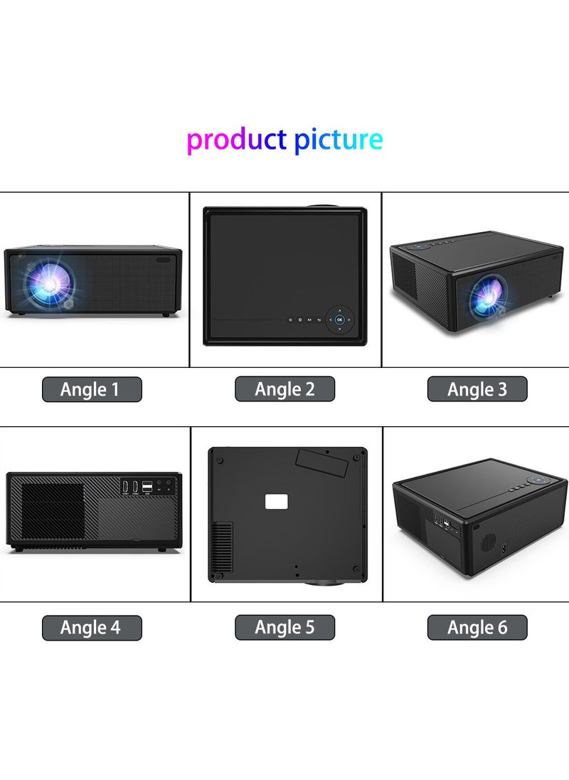 Multifunctional Projector New Generation Smart Projector X7 ATV Full HD 1080P Auto Focus Electric Focus 4-Point Keystone Correction Dolby Audio Dual Stereo Speaker DVD, TV BOX