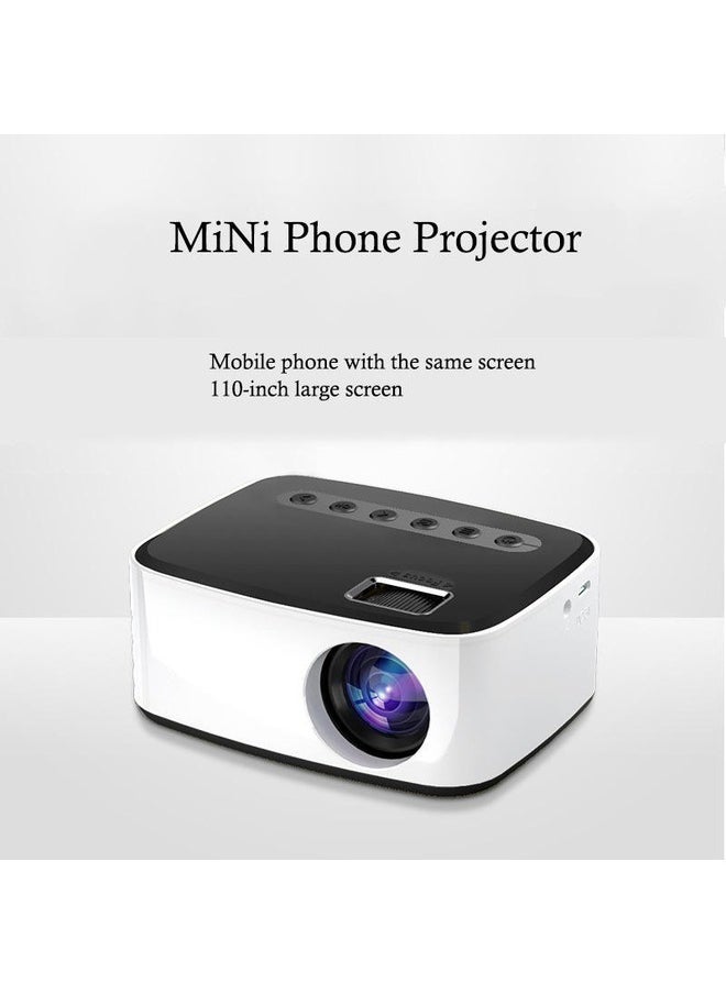 WIONC Mini Portable 1080P USB HD LED Home Media Video Player Micro Cinema Projector