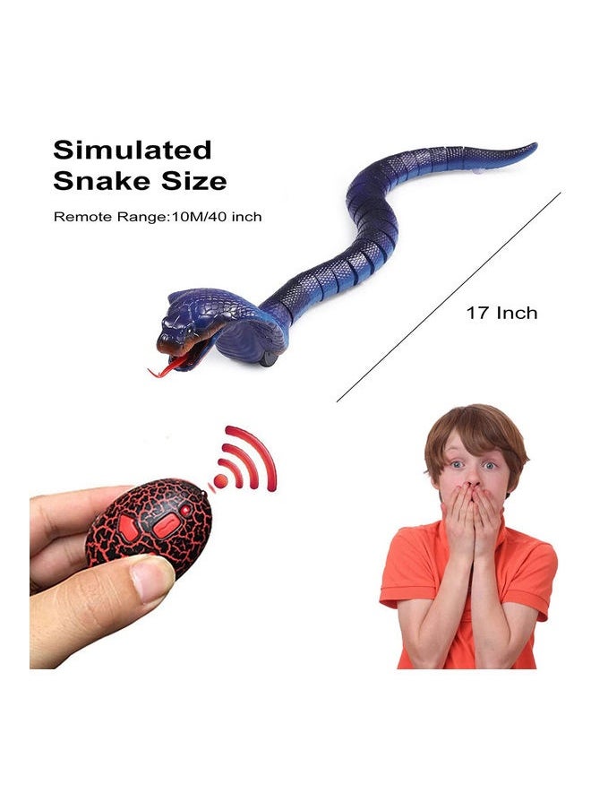 Remote Control Rechargeable Simulation RC Snake Toy 36cm