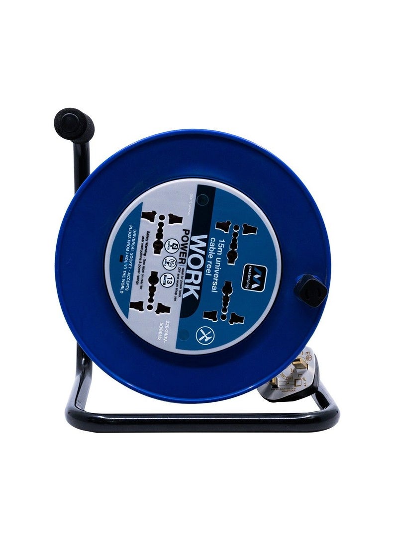 Master Plug Extension Cassette Reel 15Metre