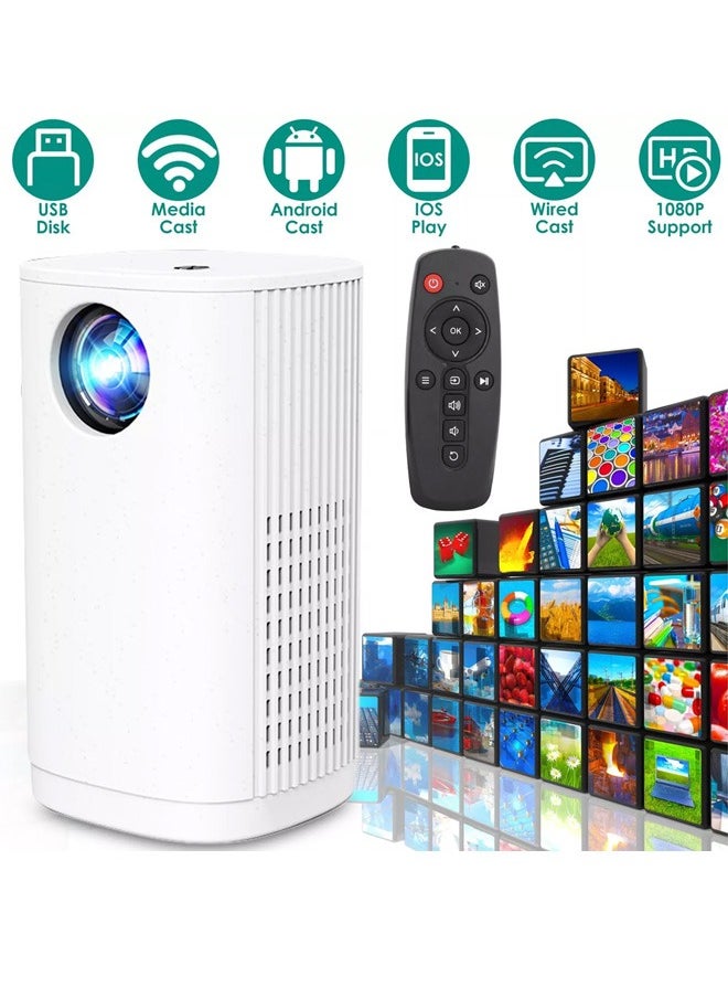 1080P WiFi Phone Movie Projector Mini Video for Home Theater Cinema Projectors