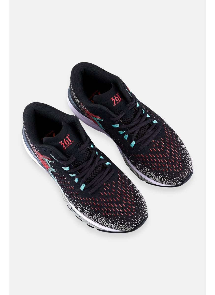 Women Lace Up Running Sports Shoes, Grey