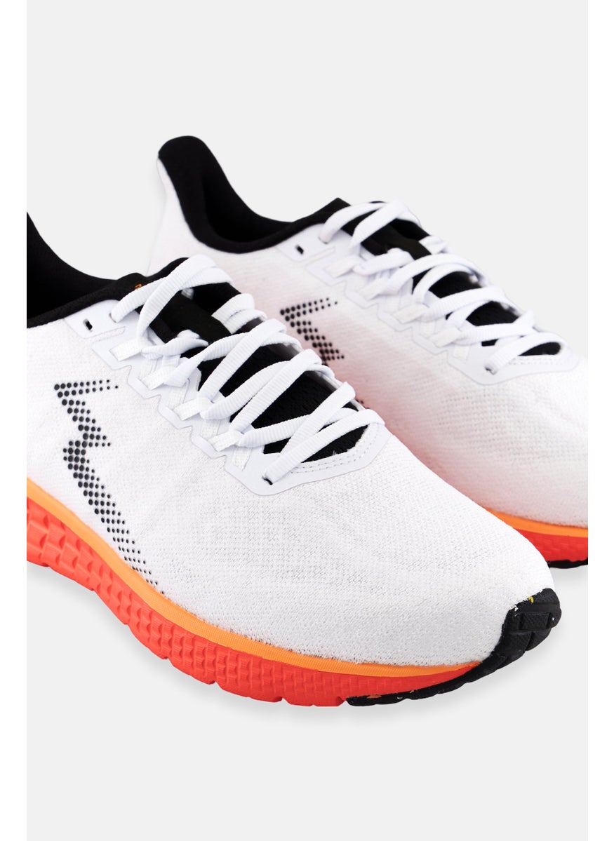 Women Fierce Lace up Running Shoes, White Combo