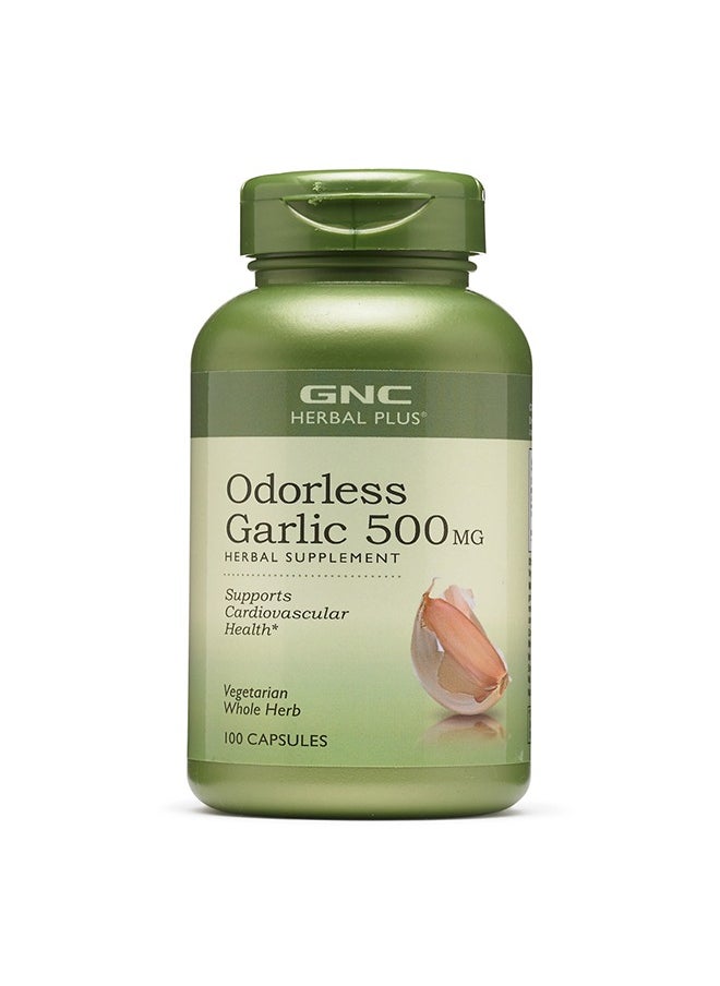 GNC Odorless Garlic 500 Mg 100 Capsules