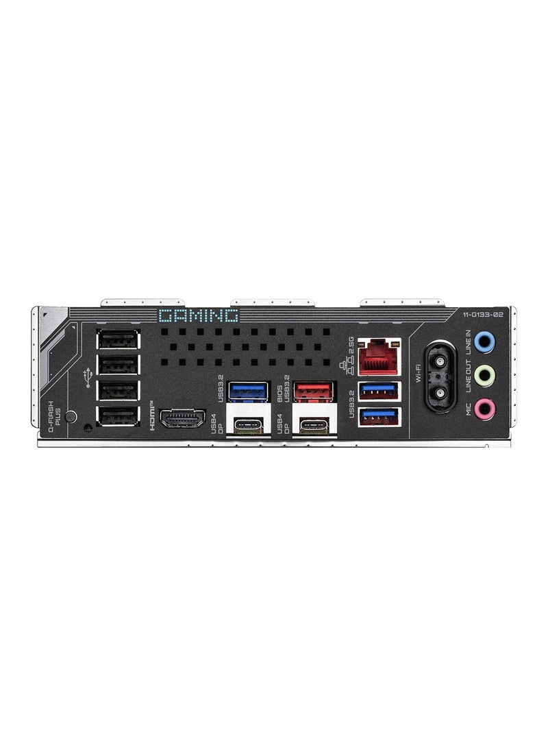 X870 Gaming X Wi-Fi7 ATX Motherboard, AMD X870 Chipset, AM5 Socket, 256GB DDR5 Support, PCIe 5.0 x16, Triple M.2 Slots, 2.5Gbps Ethernet, Wi-Fi 7, Bluetooth 5.4, Dual USB4, HDMI, Digital Twin VRM, AI Snatch Engine, EZ Debug Zone | X870 GAMING X Wi-Fi7 Black