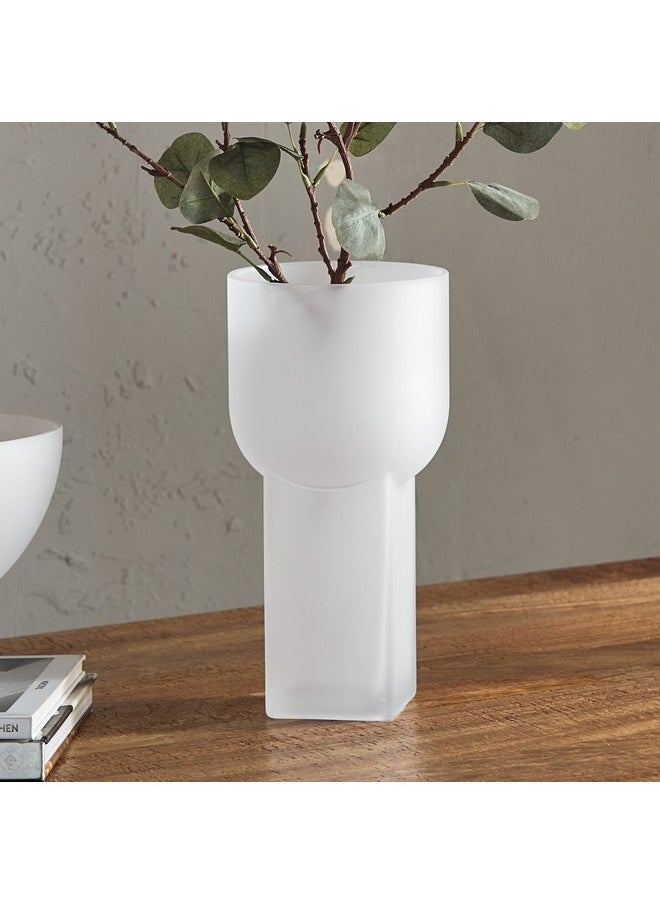 Lemont Frosted Glass Vase 15 x 15 x 30 cm