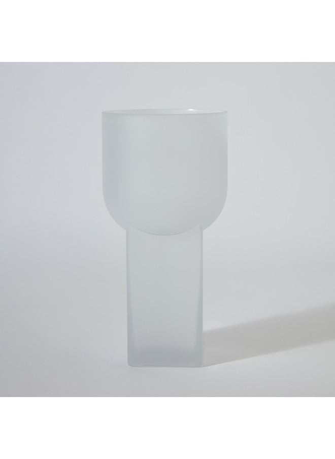 Lemont Frosted Glass Vase 15 x 15 x 30 cm