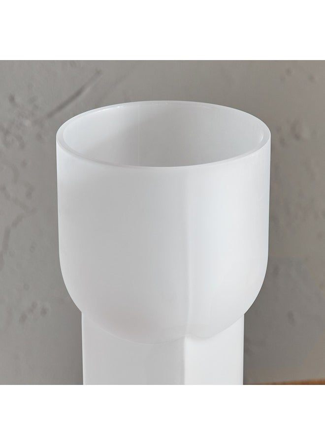 Lemont Frosted Glass Vase 15 x 15 x 30 cm