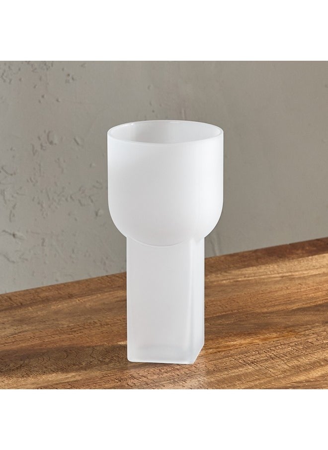 Lemont Frosted Glass Vase 15 x 15 x 30 cm