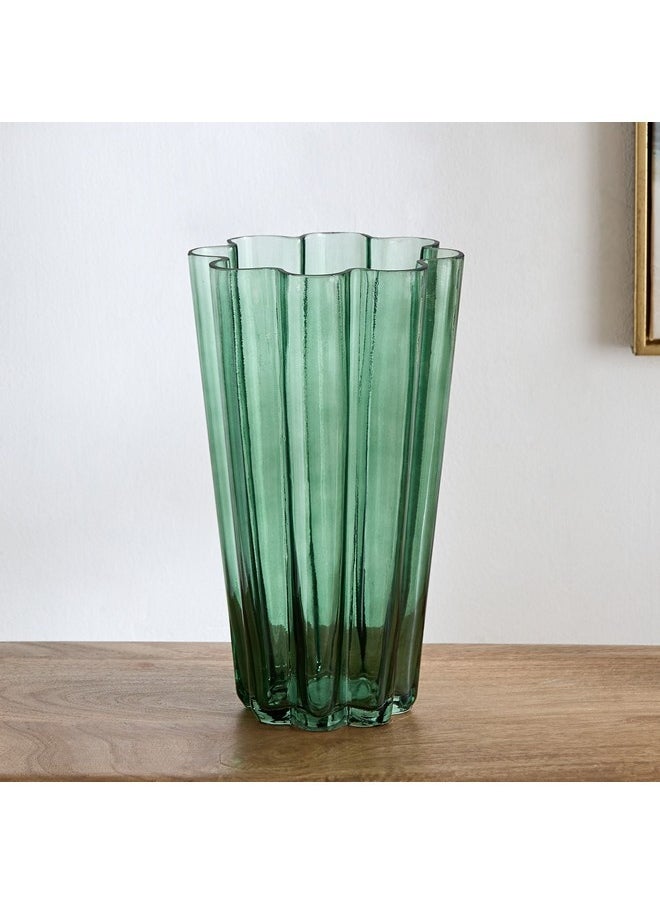 Lemont Flower Shape Glass Vase 16.5 x 28 x 16.5 cm