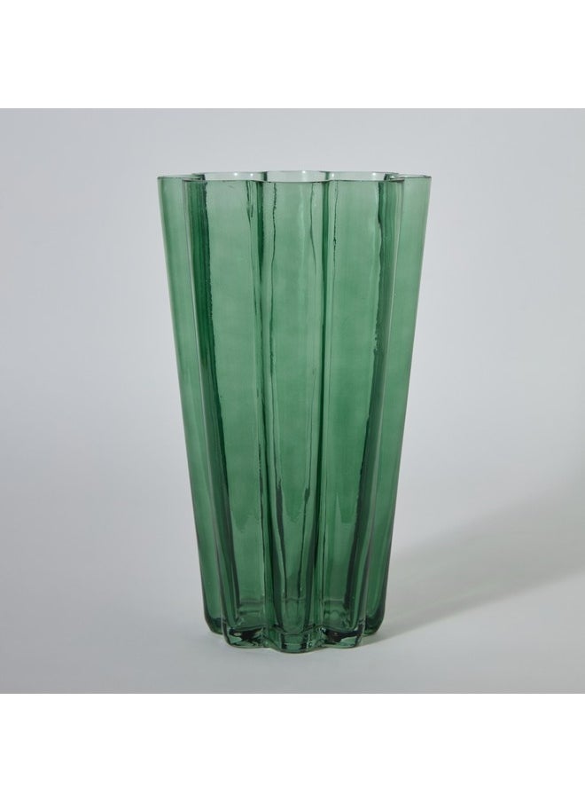 Lemont Flower Shape Glass Vase 16.5 x 28 x 16.5 cm