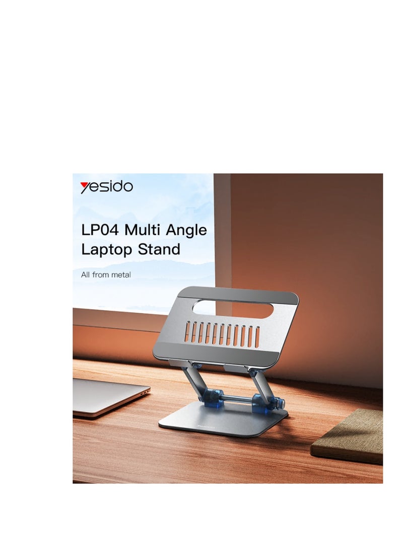 New Technique Compound Aluminum Alloy Folding Design Multi Angle Laptop Stand