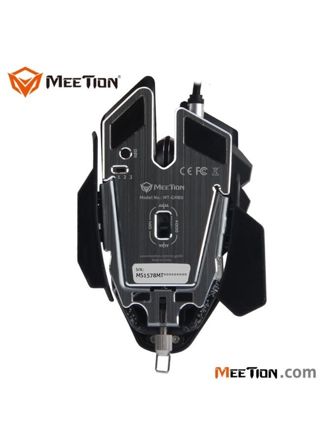 Comfortable Gaming Mouse with Customizable Controls and Adjustable Weight with 7 Buttons & 8 Levels of Adjustable DPI