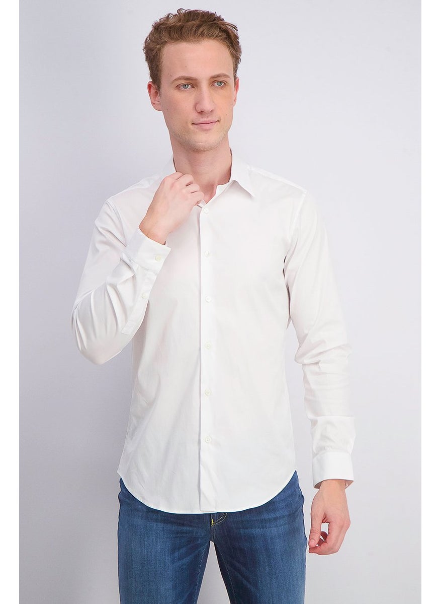 Men Regular Fit Sylvain Wealth Casual Shirt, White