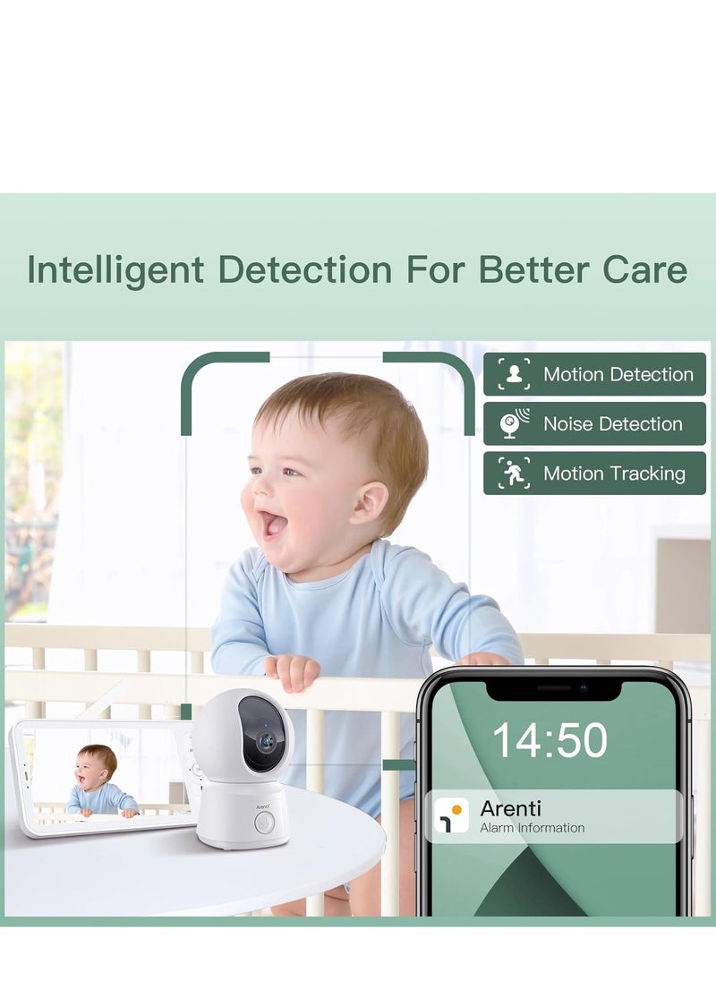 1080P WiFi Baby Monitor with Night Vision, 5