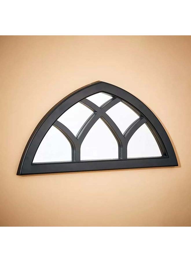 Vienna Half Window Pane Wall Mirror 30.5x2.5x60.7cm