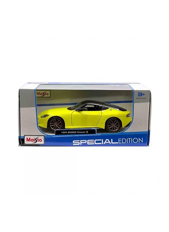 1:24 Sp. Ed. (B) - 2023 Nissan Z Met Yellow/Black Officially Licensed Scaled Replicas of Collectible Diecast Metal Models with Exquisite Interior & Exterior Detailing for All Ages