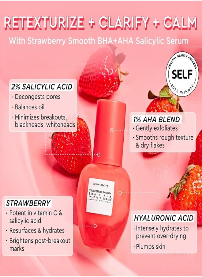 GLOW RECIPE Serum Superstars Minis Kit – Travel-Sized Set of Best-Selling Serums for Hydration, Brightening, and Glowing Skin