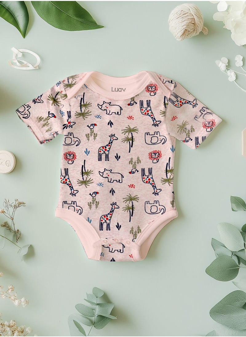 100% Organic Cotton  Based Onesies | Sleepsuits| Night Suits|Jumpsuit | Wondersuit for Baby Boys & Baby Girls, New-Born, infants,Toddlers_ Including Vibrant Pattren & Colors Create festive look