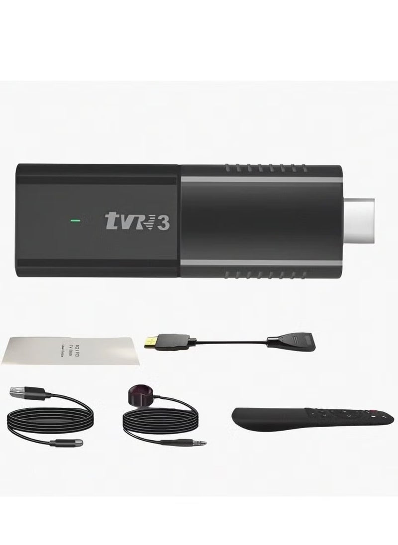 NEW TV Stick TVR3 Remote Control, 2GB RAM + 16GB ROM, 1080P HDR, 4K Portable Streaming Media Player, Android 12.1, Quad-Core, 4G/5G WiFi, Google Assistant