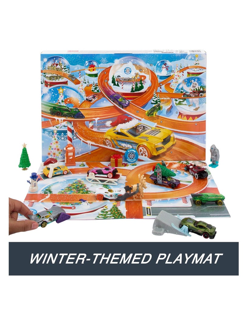 Hotwheels 2024 Advent Calendar Playset