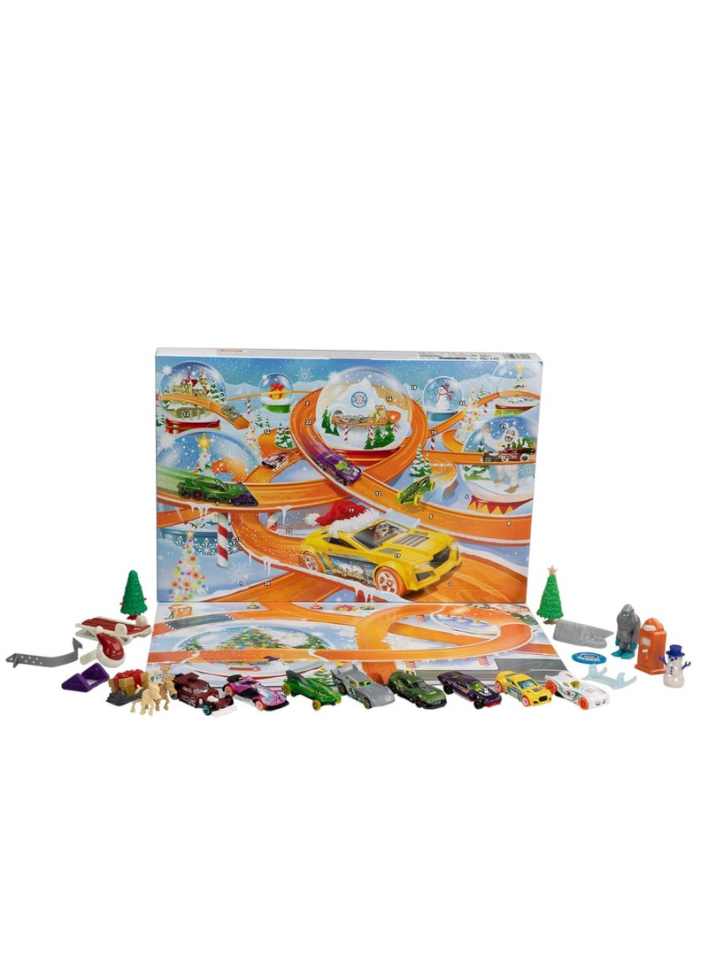 Hotwheels 2024 Advent Calendar Playset