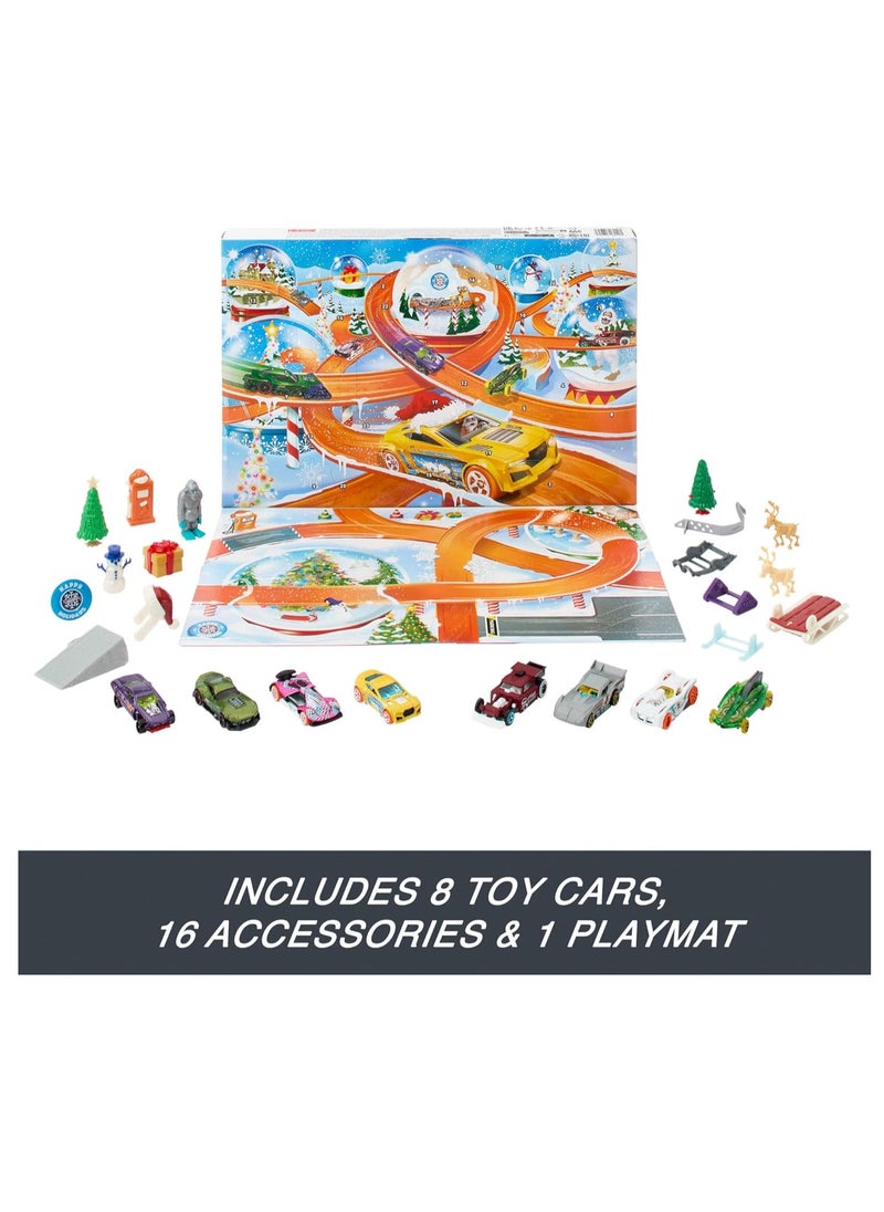 Hotwheels 2024 Advent Calendar Playset