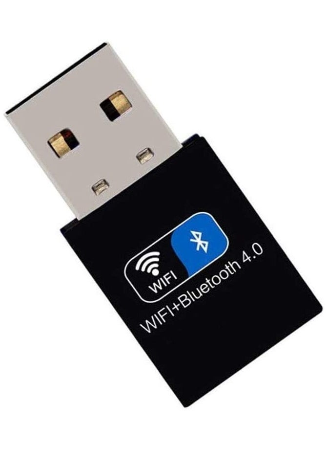 USB WiFi Bluetooth Adapter 150Mbps Network Card Wireless Dongle for PC Laptop Desktop 2.4GHz Band 802.11N