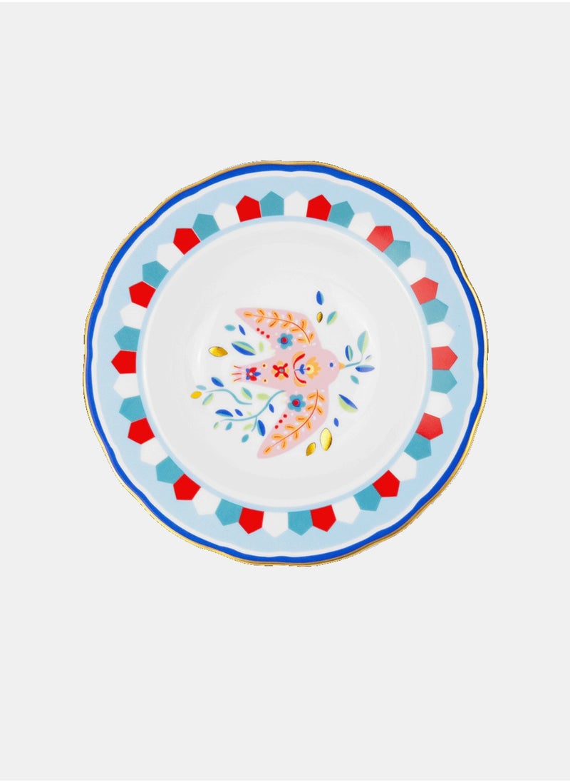 Mamma Mia Soup Plate Small Bird