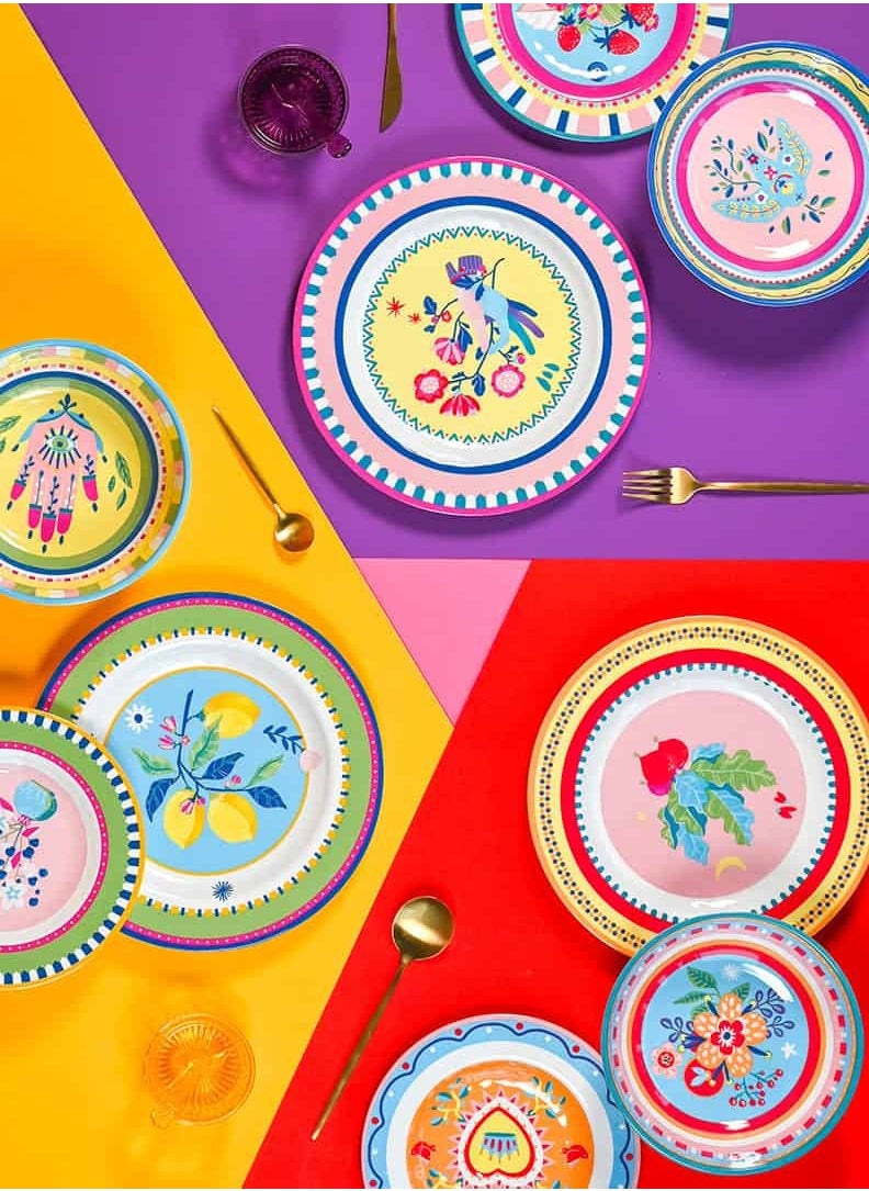 Dinner Plate with Radish – Ø 28 cm, Melamine, Mamma Mia Collection