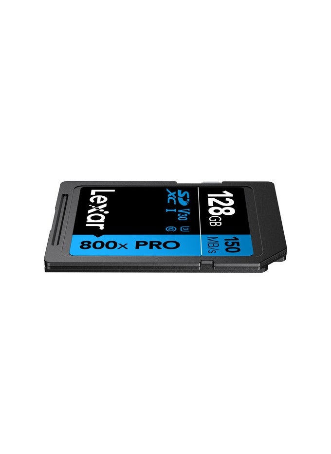 Lexar 128GB High-Performance 800x PRO UHS-I SDXC Memory Card (BLUE Series)