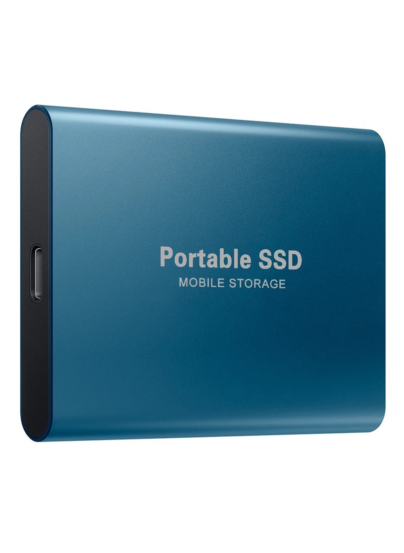 2TB Portable External SSD, 2000GB USB 3.1 High Speed Data Transfer, Computer Backup Drive Support Data Storage Transfer, USB C Mini Portable External Solid State Drive for PC/Laptop/Phones and More