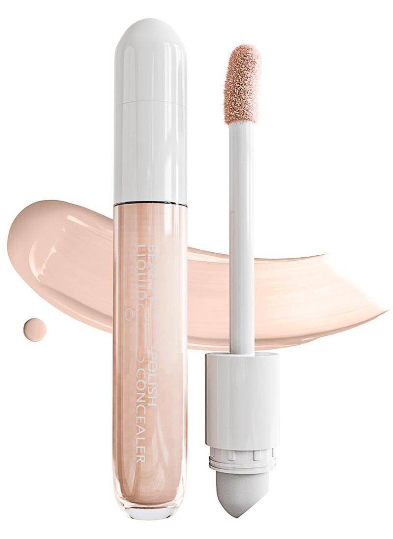 Concealer Full Coverage, under eye concealer for Dark Circles & Dark Spots, Waterproof Long-Lasting Brightener Concealer Makeup for All Skin - Fair Color