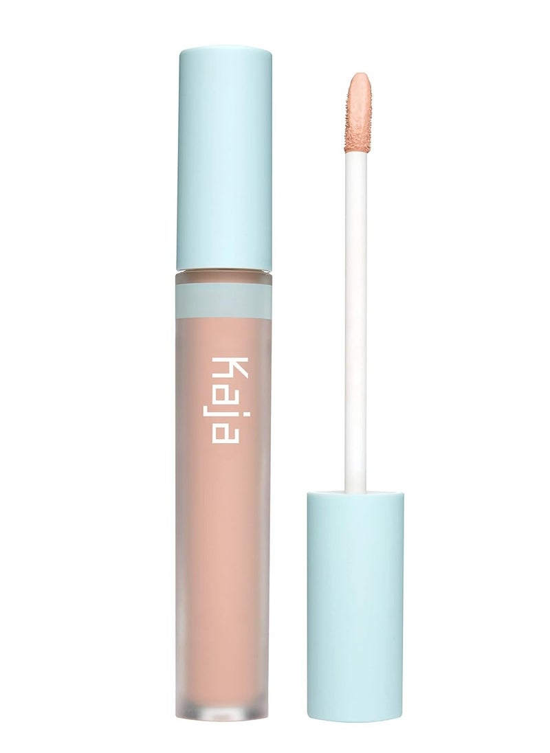 Kaja Korean Under Eye Brightener, Eye Concealer | with Aqua Ceramide, Peach-toned Eye Concealer, Hydrating, Blendable, Base Make up, Seamless Coverage for Dark Circles and Puffiness, 0.19 Oz