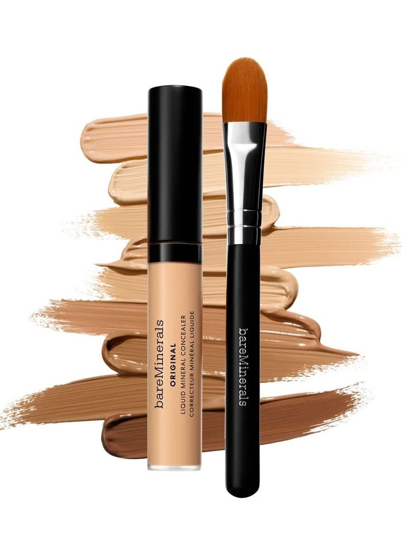 bareMinerals Original Liquid Mineral Concealer, Brightening Dark Circle Eye Concealer, Reduces Look of Fine Lines, Buildable Coverage, Vegan