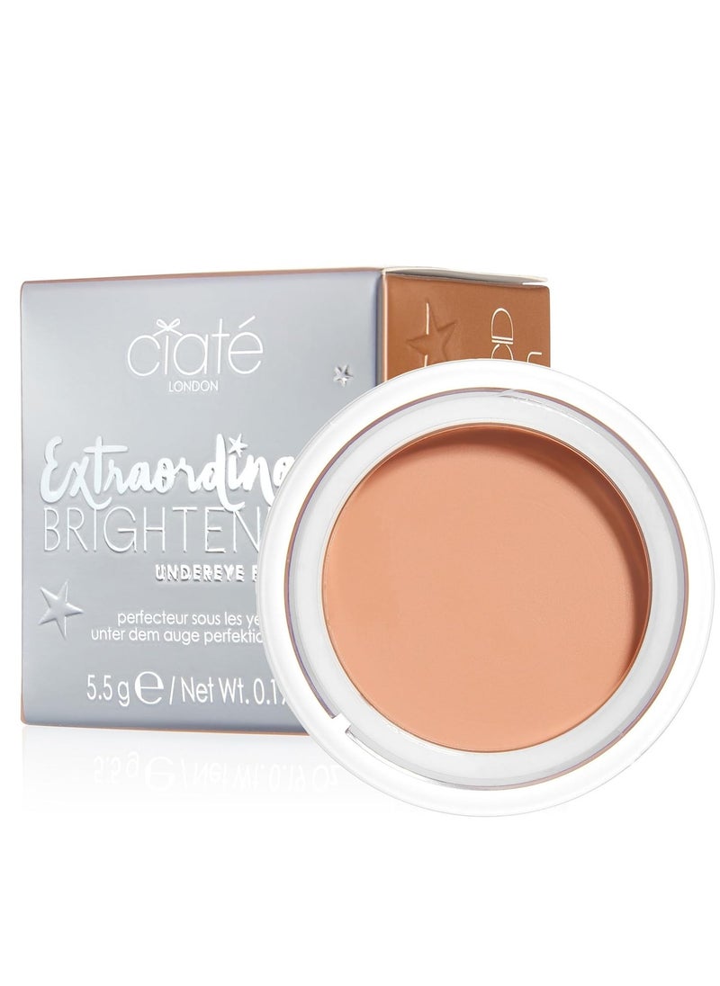 Ciaté London Extraordinary Brightening Undereye Perfector, Enriched With Vitamin C & Hyaluronic Acid, Medium