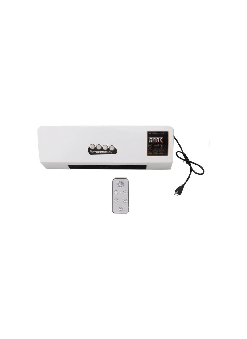 Wall Mounted Heating Machine, Smart Wall Heater, Dual Use Highly Efficient Wide Angles Mobile Small Air Heater, Easy Mount Heater, Indoor Use, for Home Bathroom Bedroom Office