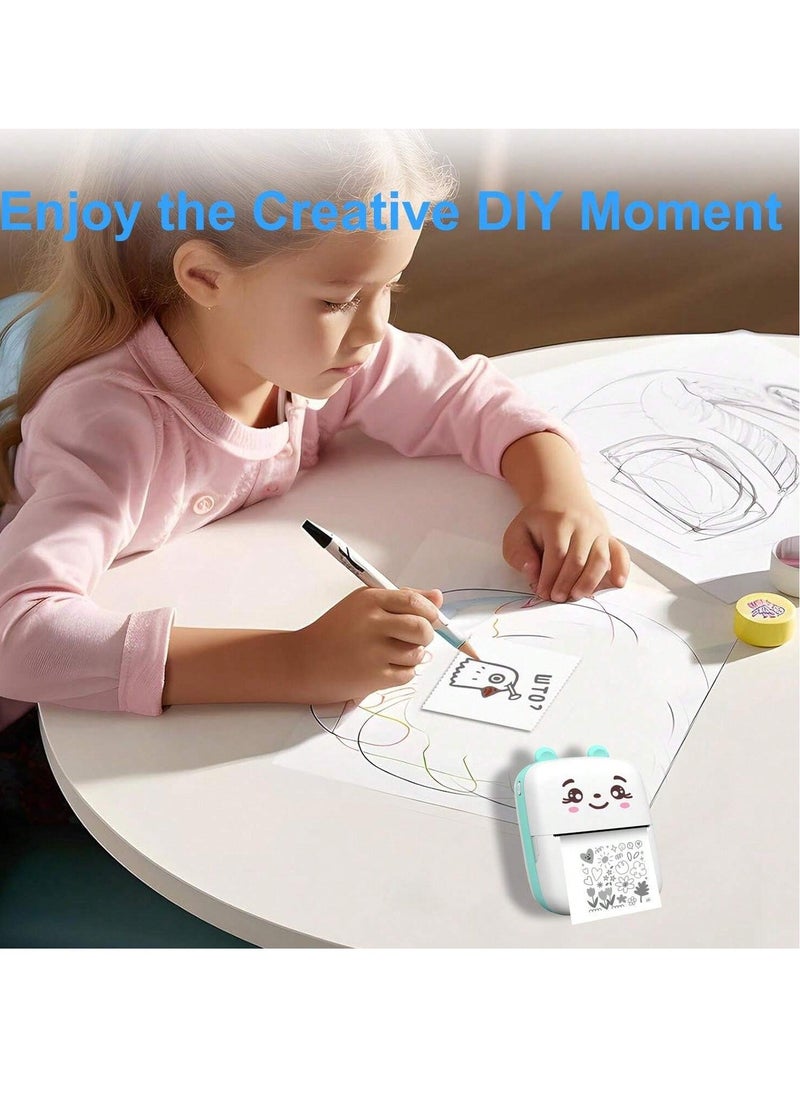 Mini Photo Printer, Portable Thermal Printer For Android Or IOS APP, Inkless Printer Gift For Kids, Friends, Used In Home, Office, Study, Work List Pri Eid Al-Adha Mubarak