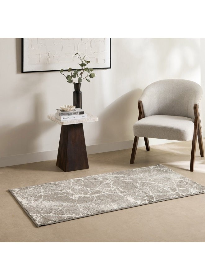Vienna Feza Microfiber Textured Rug 80 x 150 cm